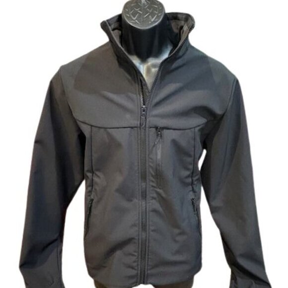 Helly Hansen 3-Pocket Softshell Jacket in Black – Size Medium